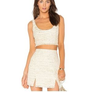 NWT NBD x REVOLVE Shawna Top + Skirt Set in Manchester Women’s Skirt Set size XS